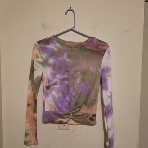 Lush long sleeve tie dye shirt size small